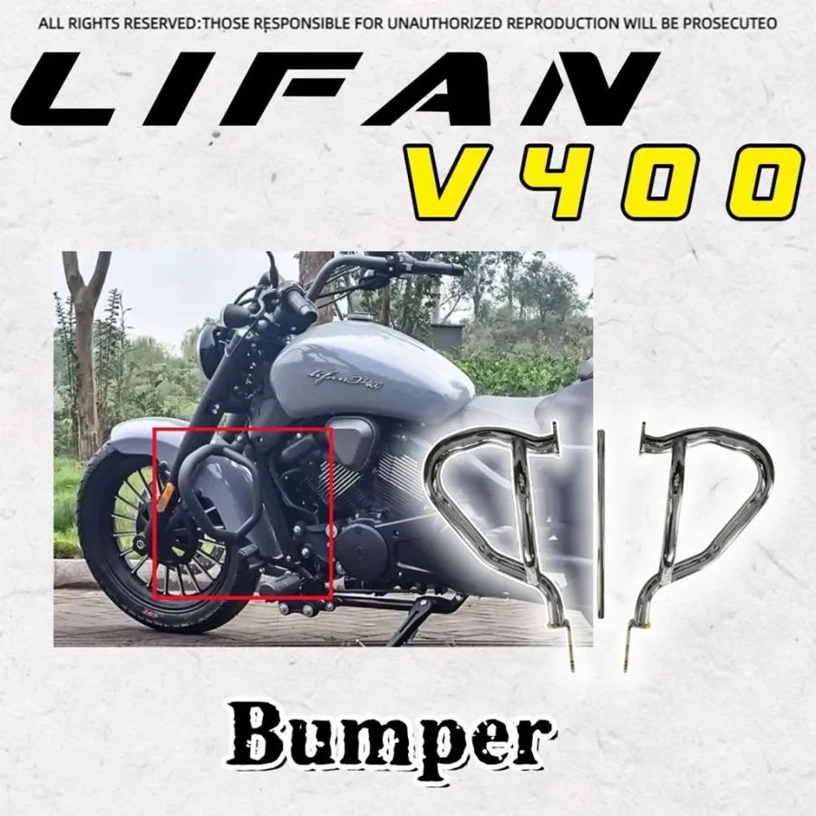 【並行輸入品】力帆 V400 バンパー落下防止バンパー合金折りたたみ革サイドバッグキャンバスバッグアクセサリー