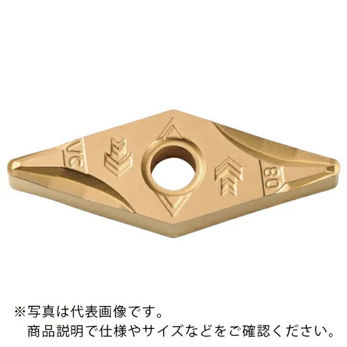 京セラ 旋削加工用チップ CVDコーティング CA510 ( VNMG160404L-VC CA510 ) 【10個セット】