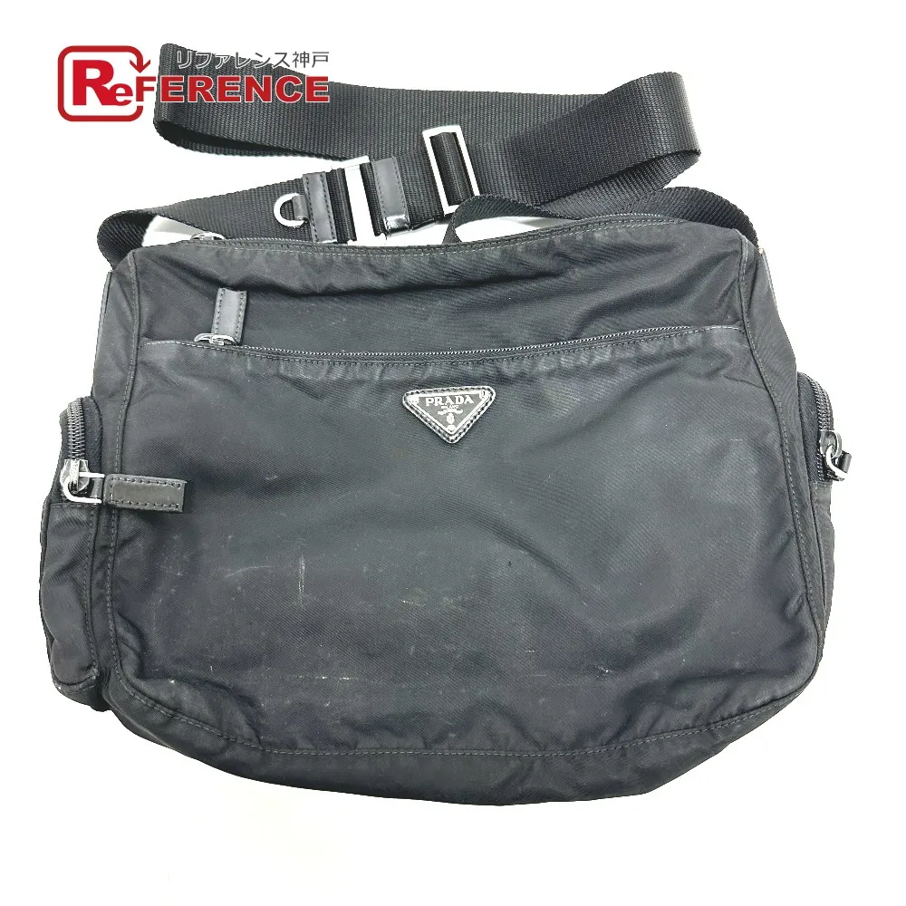 PRADA プラダ  BT426T カバン ショルダーバッグ 肩掛け バッグ ショルダーバッグ ナイロン  レディース ブラック 【中古】