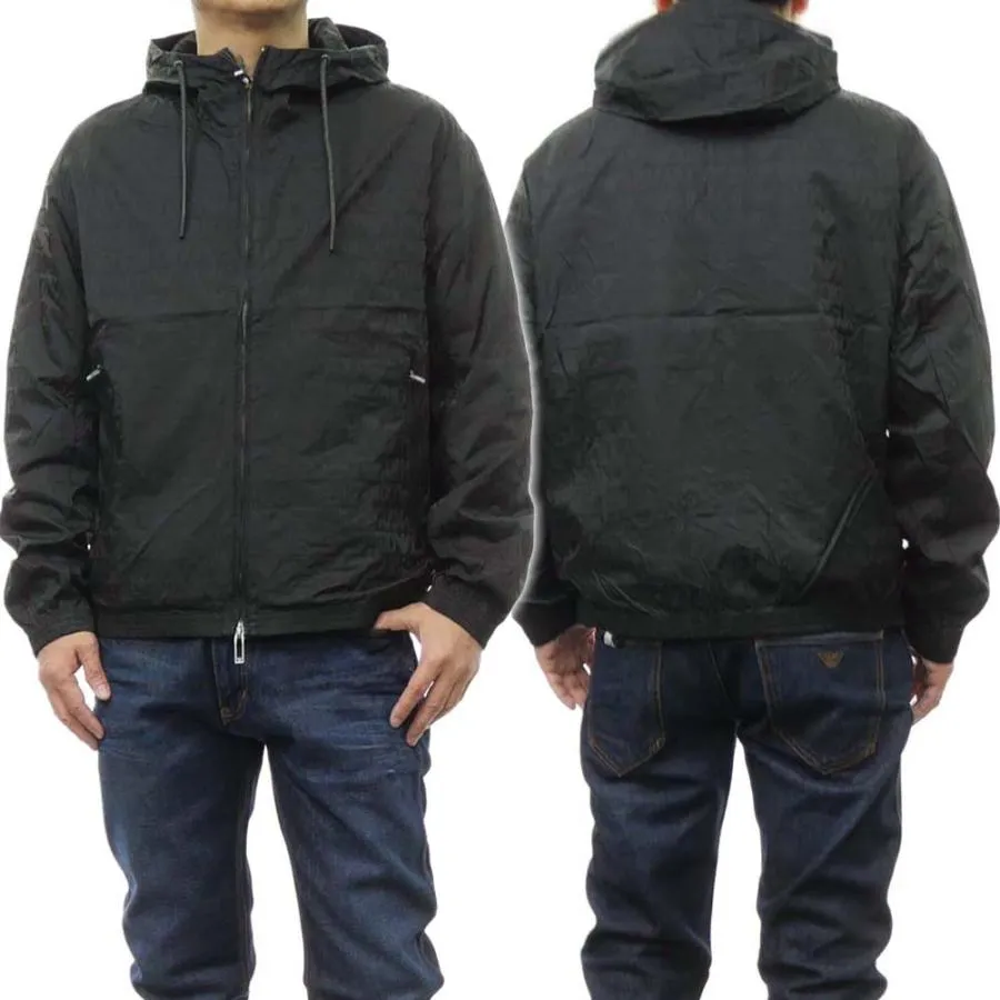 EMPORIO ARMANI エンポリオアルマーニ メンズナイロンジャケット 3D1BH4 1NNXZ ブラック