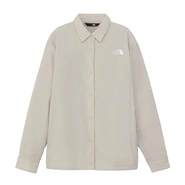 4/17-19全品P5% トップス(レディース) ザ・ノース・フェイス オクトーバーミッドシャツ レディース M フォッシルアイボリー(FI)