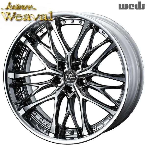サマータイヤ ホイール4本セット 225/55R19インチ 5H114.3 ウェッズ クレンツェ ウィーバル SBC/P ヨコハマ アドバンデシベル V553