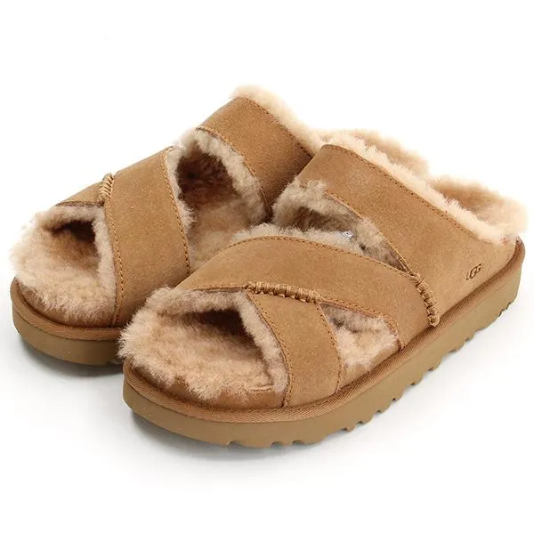 UGG/アグ/GREENPORT CROSS STRAP SLIDE
