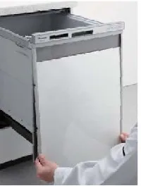 オプション パナソニック AD-NPD45-JJ ドア用／食洗機下部用 パネルセット 幅45cmディープタイプ用 ダークグレー