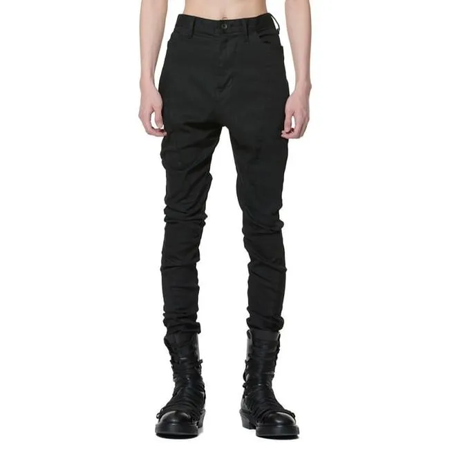 JULIUS・ユリウス/10.5oz STRETCH DENIM TROUSERS10/BLACK