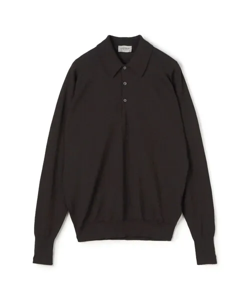 セーター ニット JOHN SMEDLEY  DORSET メリノウール ポロカラープルオーバーニット メンズ
