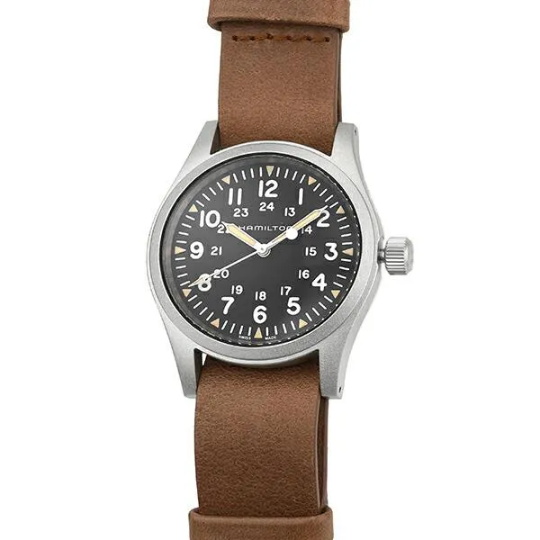 ハミルトン カーキフィールド メカニカル 腕時計 HAMILTON H69439531 ブラック