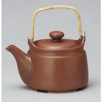 常滑焼【薬用土瓶】山源 茶釉耐熱土瓶 約1250cc