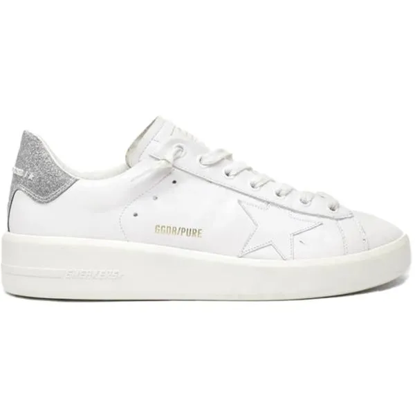 Golden Goose ゴールデングース レディース スニーカー Golden Goose Pure Star Glitter White Silver (Women's) 【サイズ US_8(25.0cm)】