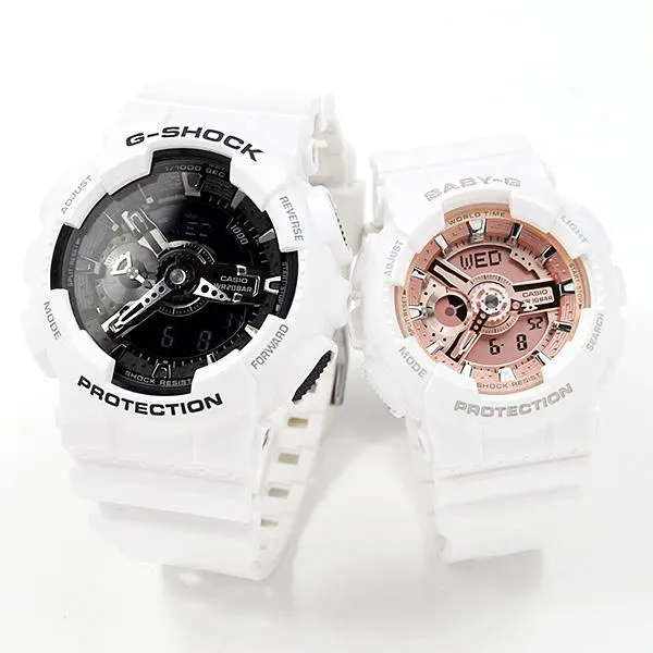 ペアウォッチ gショック GA-110GW-7AJF × BA-110X-7A1JF (34,5) G−SHOCK ブランド ウォッチ ジーショック メンズ レディース  ペア カップル おそろい