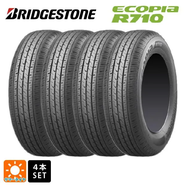 サマータイヤ 4本 165/80R14 97/95N 14インチ ブリヂストン エコピア R710 正規品 新品 BRIDGESTONE ECOPIA