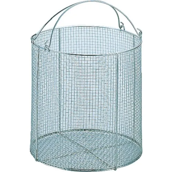 【メーカー在庫あり】 SM30  (株)サンワ サンワ ステンレス丸型洗浄カゴ 大 SM-30 HD店