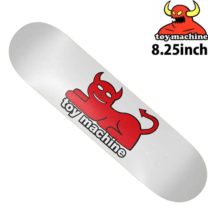 トイマシーン デッキ スケートボード DEVIL CAT WHITE [TM16] 8.25inch D1298 爆買