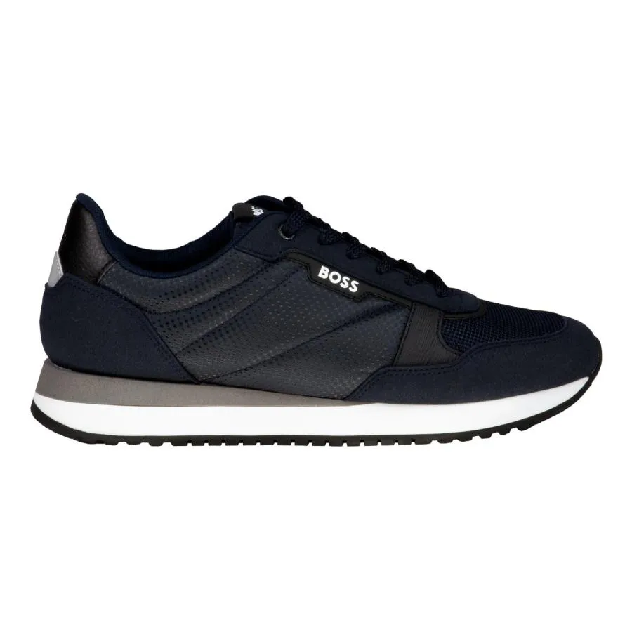 【並行輸入品】BOSS Kai Runn Men's Trainers Casual Shoes Lace Up Trainers Low S