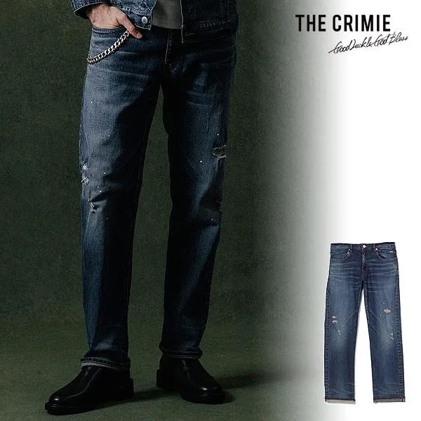 クライミー パンツ CRIMIE BORN FREE 2 REGULAR STYLE GARAGE USED SELVEDGE STRETCH JEANS メンズ デニムパンツ