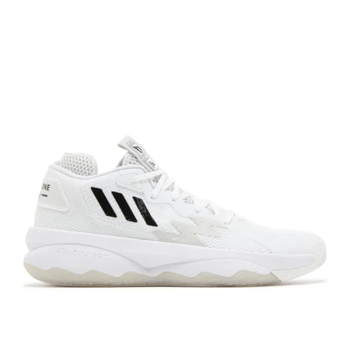 アディダス Adidas 【 Dame 8 Admit One - Cloud White Men Cloud White/Core Black/Grey One 】 メンズ 白色 ホワイト コア 黒色 ブラック 灰色 グレー
