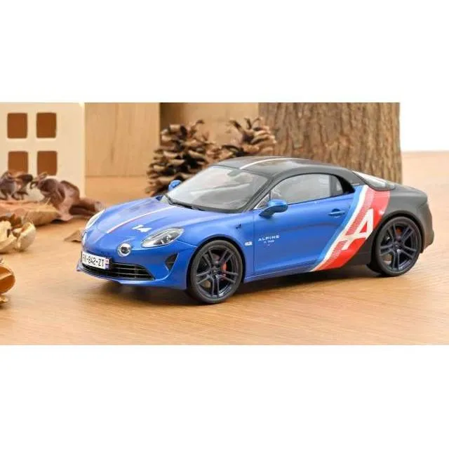 2021 アルピーヌ A110S サイドトラック No14 ブルー Alpine A110S / Norev 1/18 ミニカー
