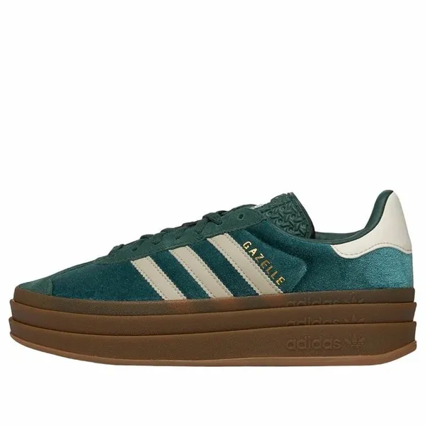 adidas アディダス レディース スニーカー Mineral Green/Putty Grey/Mineral Green 【(WMNS) adidas Gazelle Bold Mineral Green Velvet IG4391】  サイズ US_6(23.0cm)