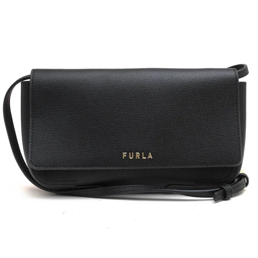 FURLA ショルダーバッグ フルラ WB00601 EOS S POCHETTE 牛革 ショルダーポシェット ボディバッグ 2WAY ショルダーバッグ 【中古】