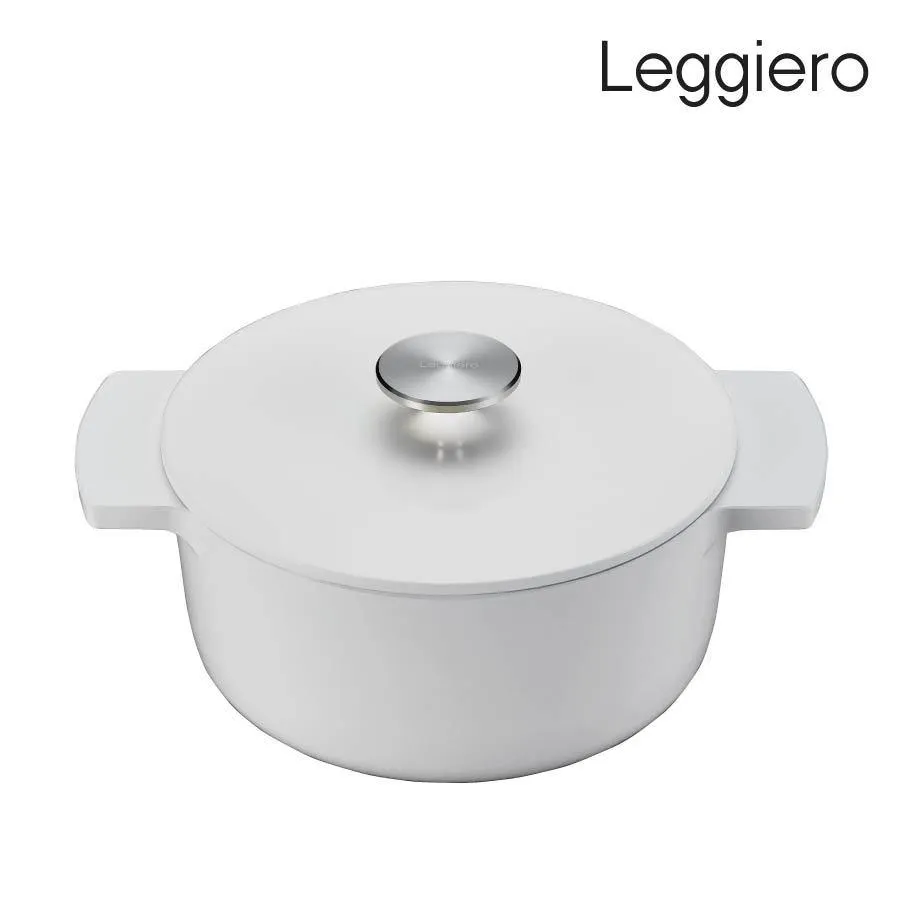 リンナイ 無水調理鍋 Leggiero(レジェロ) RBO-MN18(WH) 18cm ホワイト
