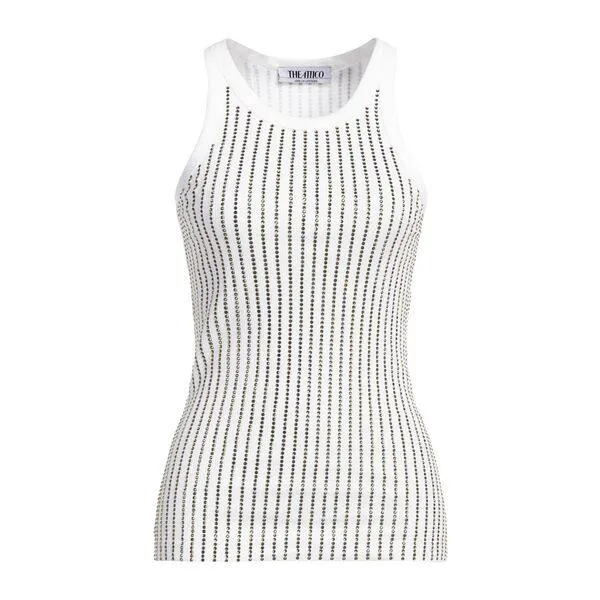 THE ATTICO ジ アティコ Tシャツ トップス レディース Tank tops White