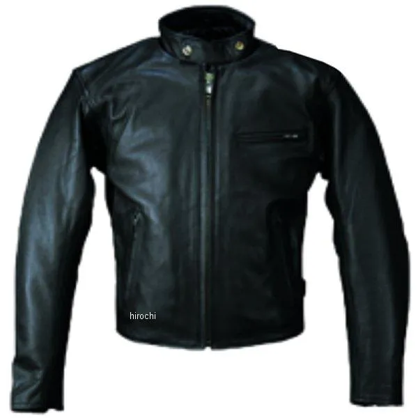 RLJ02NBK4 RLJ-02N ルーキー ROOKIE シングルショートライダースジャケット 黒 4Lサイズ HD店