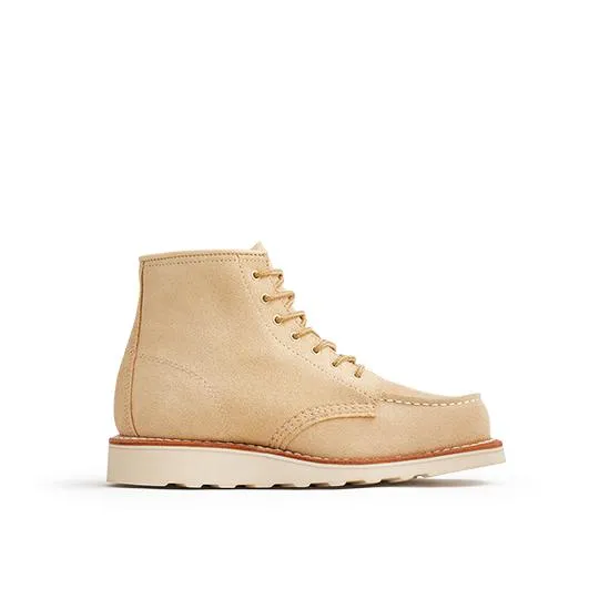【ウィメンズ】RED WING / レッドウィング　RW3328 6"CLASSIC MOC SUEDE 6インチ　クラシック　モック　クリーム　アビリーン　ラフアウト