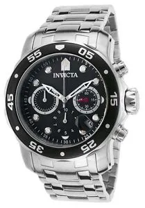 【送料無料】invicta mens pro diver chronograph quartz 200m stainless steel watch 21920