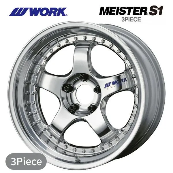 ワーク マイスター S1 3ピース BBF 18×10 -16 5/100 新品ホイール1本