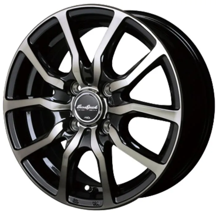 業販品 TOYO OBSERVE GIZ3 185/55R15 82Q EUROSPEED DC52 アーミーブラッククリア 15インチ 5.5J+50 4H-100 冬用 4本