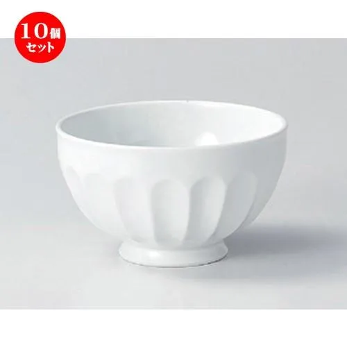 10個セット ☆ 多用碗 ☆白軽量ボウル [ 13 x 7.5cm (500cc) 227g ] 【 料亭 旅館 和食器 飲食店 業務用 】