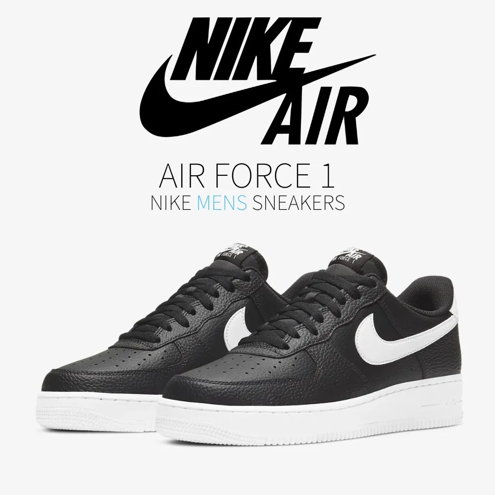 【今だけ500円割引クーポンあり!!】Nike ナイキ エア フォース1 07 “ブラック/ホワイト“ Nike Air Force 1 Low 07 “Black White Pebbled Leather“ ナイキ エア フォース1 07 CT2302-002 メンズ スニーカー ランニングシューズ 19SX-20221010201623-029