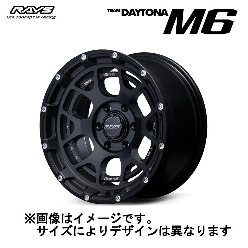 レイズ RAYS TEAM DAYTONA チーム デイトナ M6 6/139.7 18x9.0J +10 マットブラック (BPL) 38218901014BPL