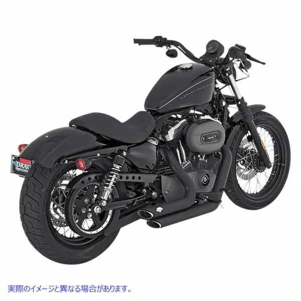 【並行輸入品】 バンス アンド ハインズ ショートショット スタッガードエキゾーストシステム - ブラック 47219 18000752 VANCE \u0026 HINES EXH SS STAG  #DRAG