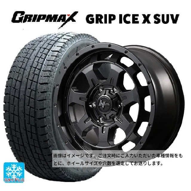 スズキ ジムニー(64系)用 175/80R16 91Q グリップマックス グリップアイスX SUV ブラックレター ナイトロパワー M7 ファランク
