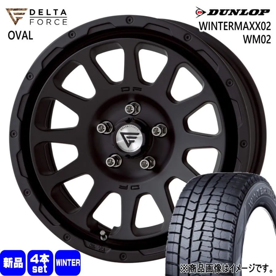 トヨタ ヤリスクロス/日産 J32ティアナ ステージア ダンロップ 205/65R16  WINTERMAXX02 WM02 冬用 スタッドレスタイヤ OVAL 16インチ