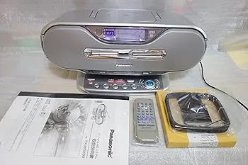 【中古】Panasonic パナソニック RX-MDX80-S シルバー パーソナルMDシステム （CD/MDデッキ）（ラジカセ形状タイプ）