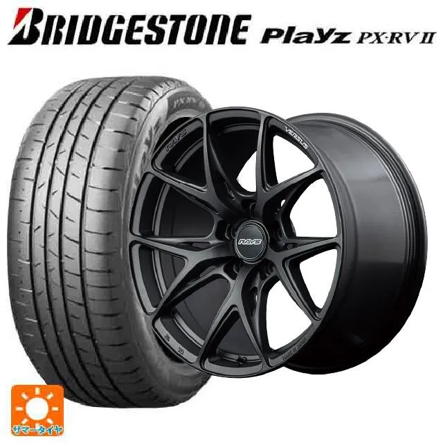 送料無料 サマータイヤホイールセット 215/45R18 93W XL ブリヂストン プレイズ PX-RV2 正規品 レイズ ベルサス VV21S 1