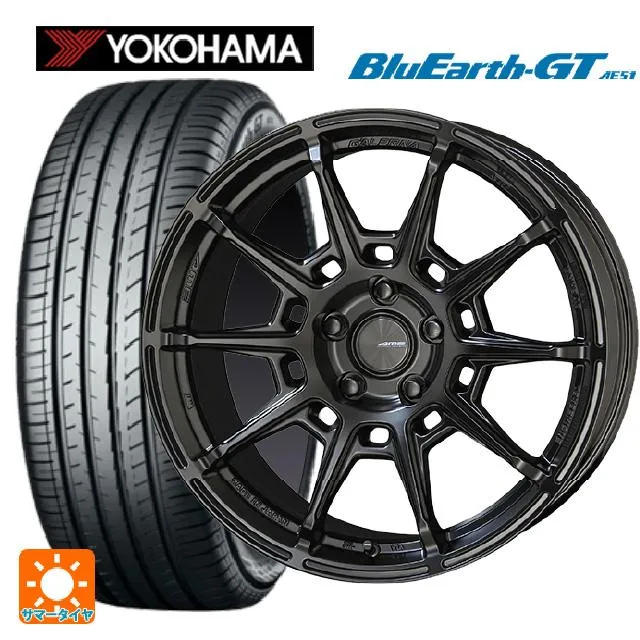 スバル レヴォーグ(VN系)用 215/50R17 95W XL ヨコハマ ブルーアースGT AE51 ガレルナ レフィーノ made by エンケイ