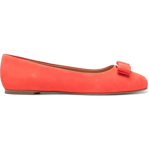 Ferragamo フェラガモ レディース スニーカー Ferragamo Logo-Plaque Ballerina Shoes Red (Women's) 【サイズ US_5(22.0cm)】