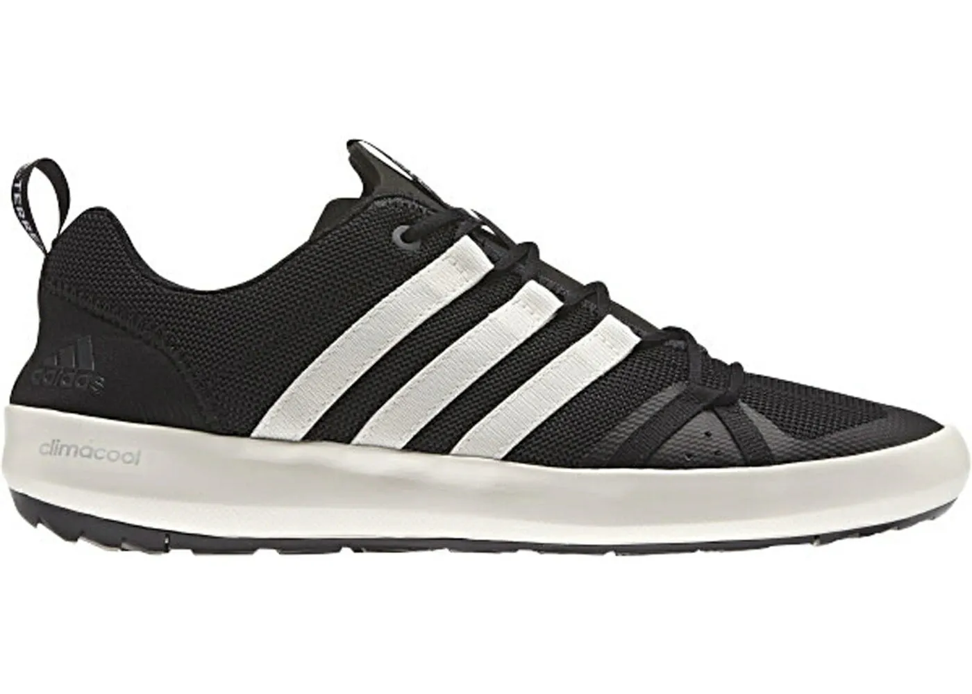 アディダス クライマクール 黒色 ブラック 白色 ホワイト コア スニーカー メンズ ADIDAS TERREX CLIMACOOL BOAT BLACK WHITE / CORE BLACK CHALK WHITE CORE