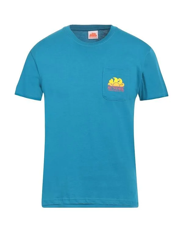 サンデッキ メンズ トップス Tシャツ SUNDEK Pastel Blue ブルー