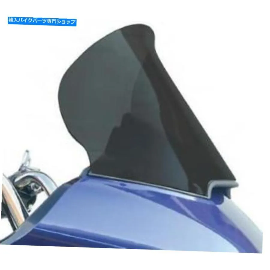 Windshield klockは15インチを務めます。プローツーリングフレアフロントガラス、ダークスモーク15-19ハーリーフルトックス Klock Werks 15in. Pro-To