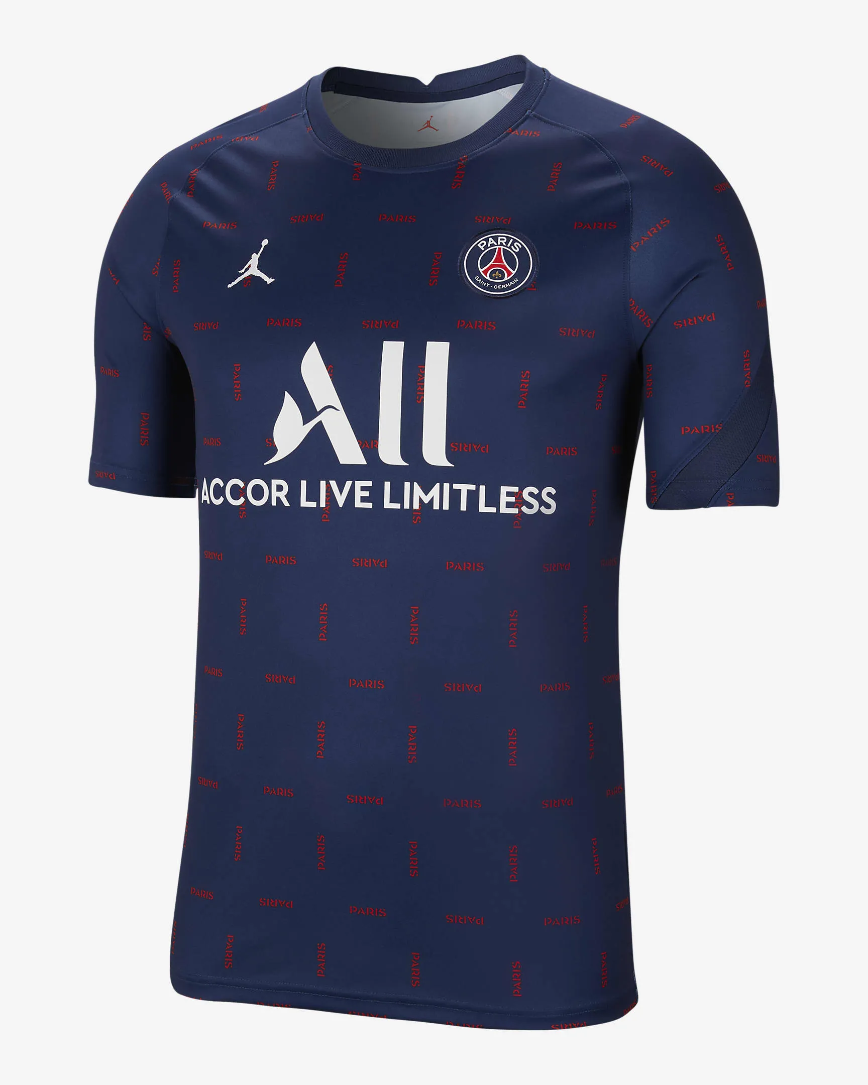 ナイキ 2021-22 nike-cw4883-411 PSG パリ サンシャルマン プラクティス トップ シャツ