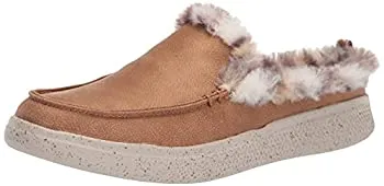 【中古】【輸入品・未使用】Skechers レディース 113782 BOBS スキッパー ワイルドタイガー スリッパ, チェスナット, 9
