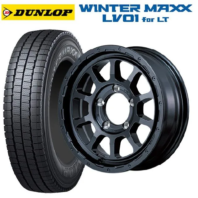 スズキ ジムニーシエラ(74系)用 225/75R16 118/116N ダンロップ ウィンターマックス LV01 for VAN ナイトロパワー M