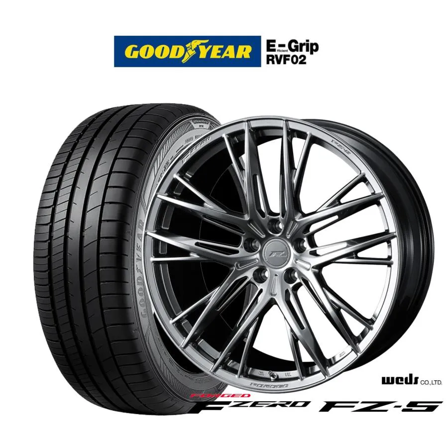 サマータイヤ ホイール4本セット ウェッズ F-ZERO FZ-5 グッドイヤー エフィシエント グリップ RVF02 225/40R19