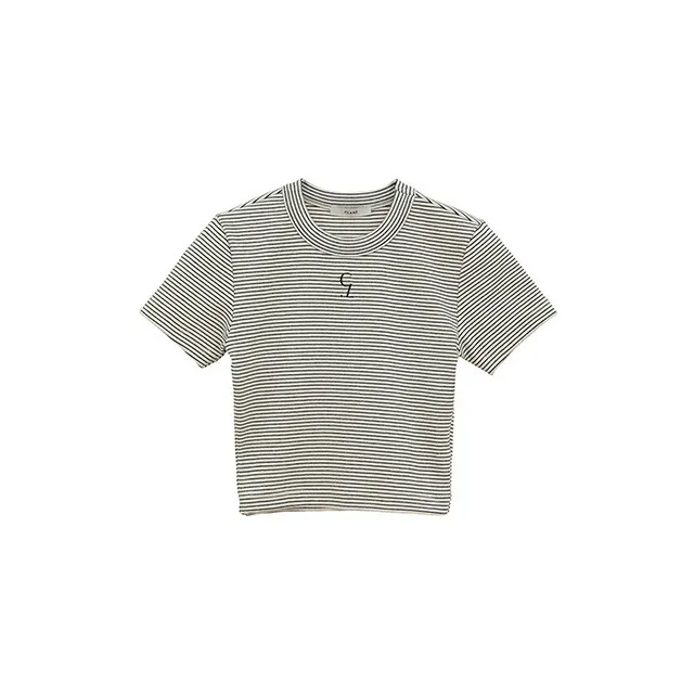 クラネ CLANE ロゴ クロップド タイト Tシャツ LOGO CROPPED TIGHT TEE 半袖 レディース 【2026 新作】【15:00までのご注文で即日配送】