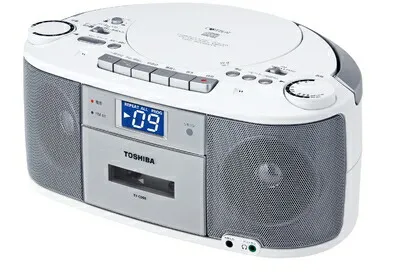【中古】 TOSHIBA CDラジオカセットレコーダー CUTEBEAT シルバー TY-CDS5(S)