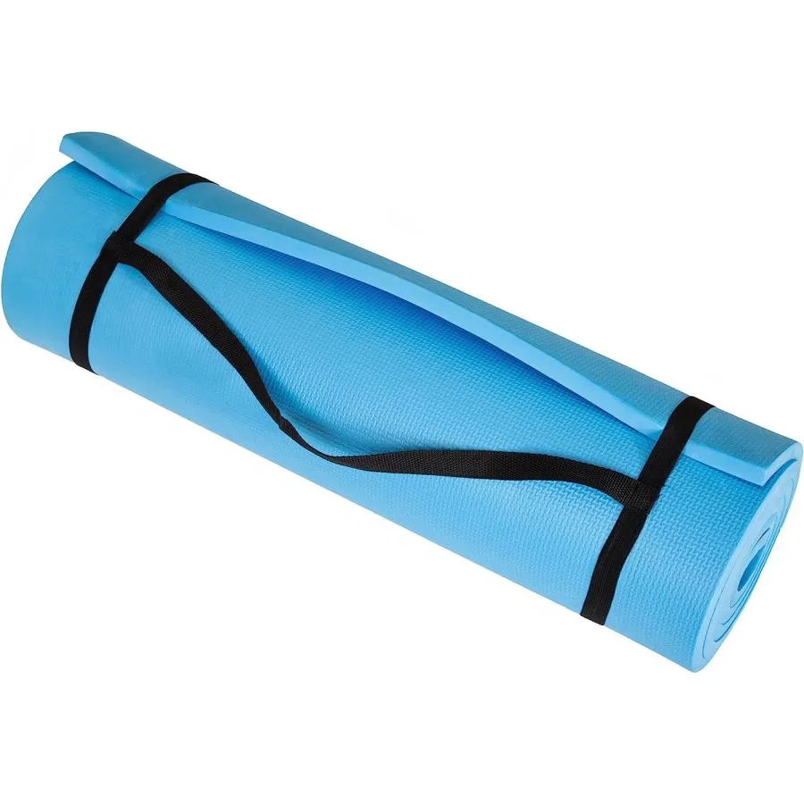 【並行輸入品】Wakeman Extra Thick Yoga Mat   Durable Comfort Non-Slip Foam Workout